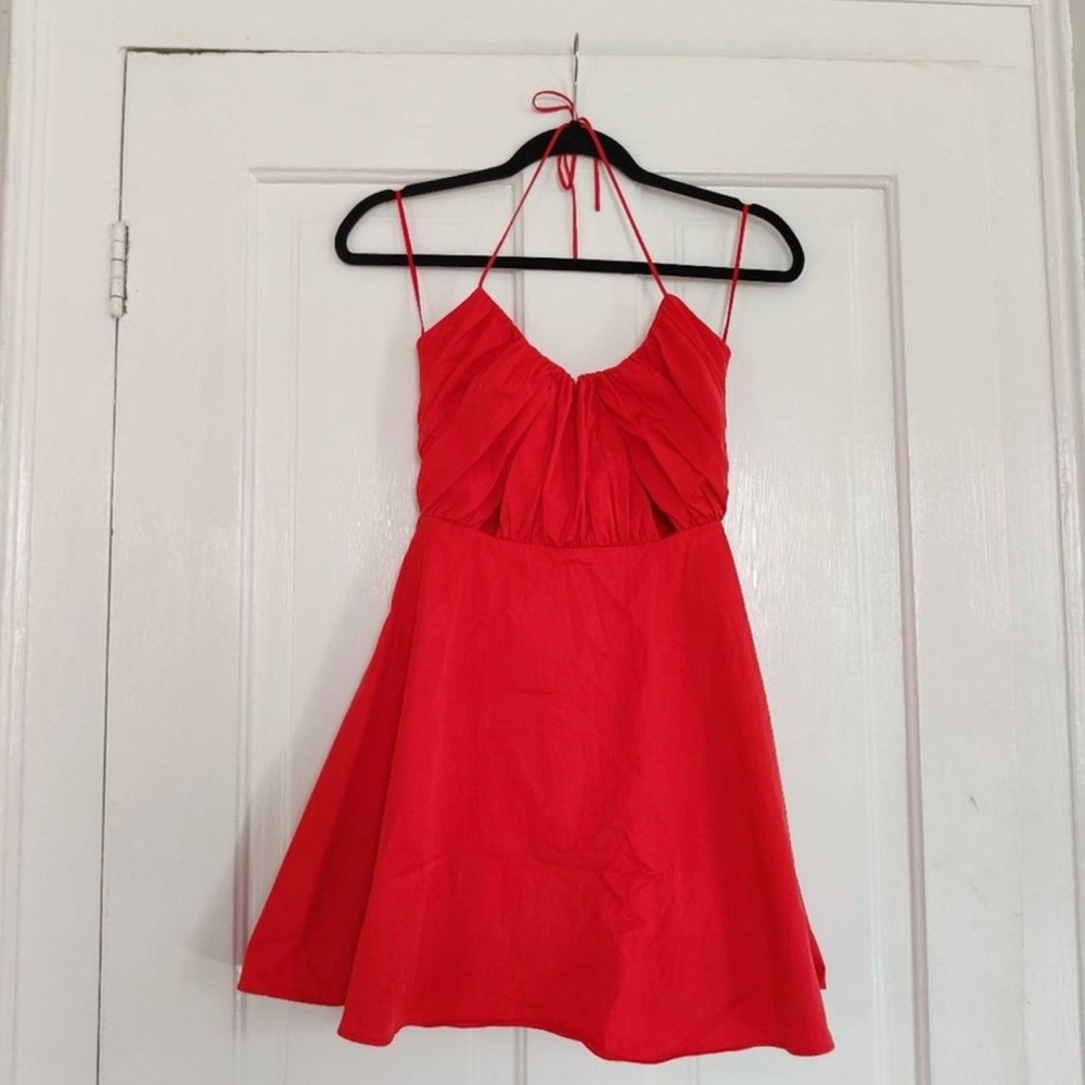 Zara Halter Red Dress
